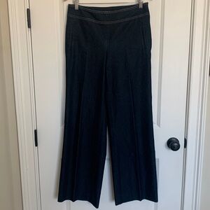 Vesti Women’s Wide Leg Denim Trouser Pants Darkwash 8